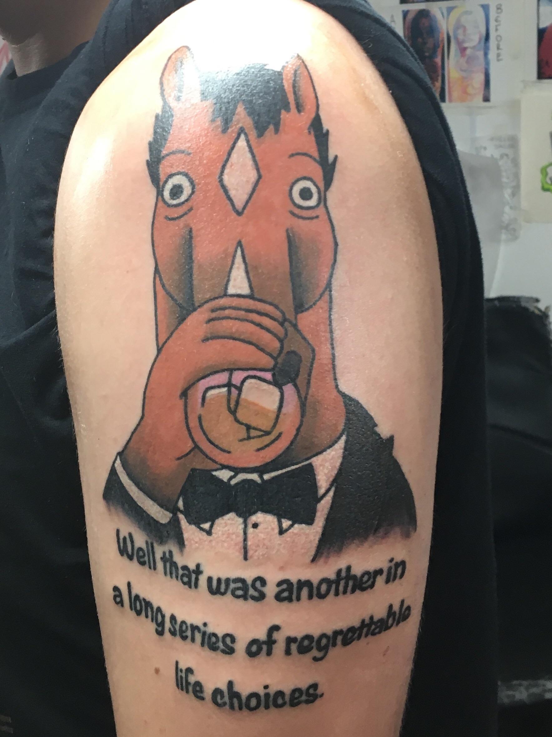 Which is your favourite Bojack Horseman inspired tattoo